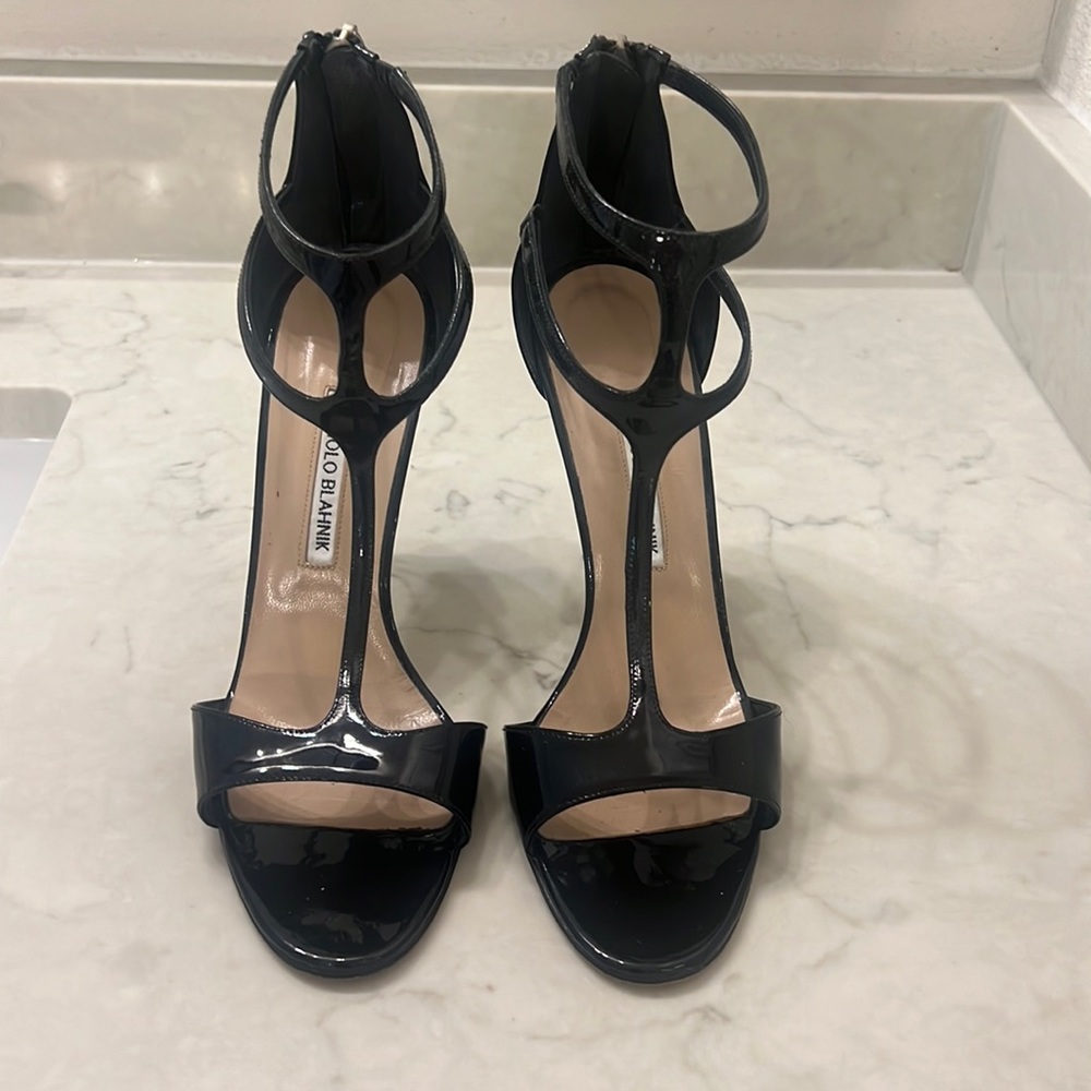 Black Manolo Blahnik heels